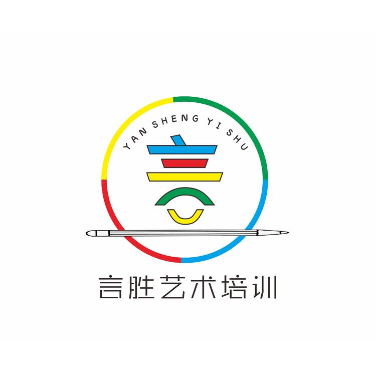 言胜艺术培训logo