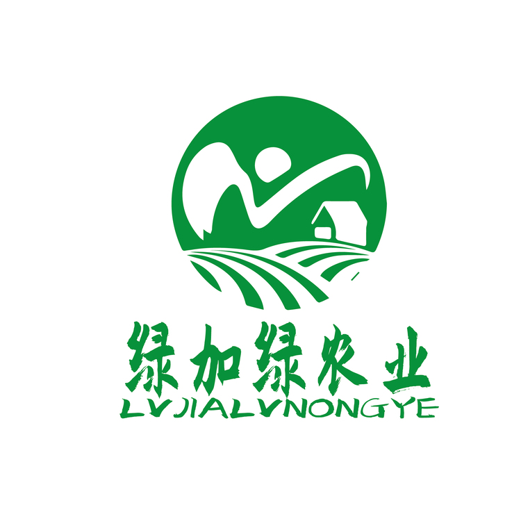 绿加绿农业logo