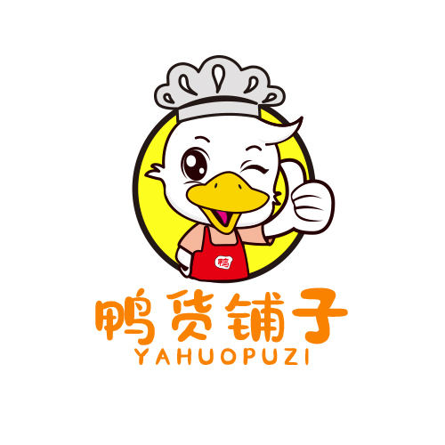 鸭货铺子logo