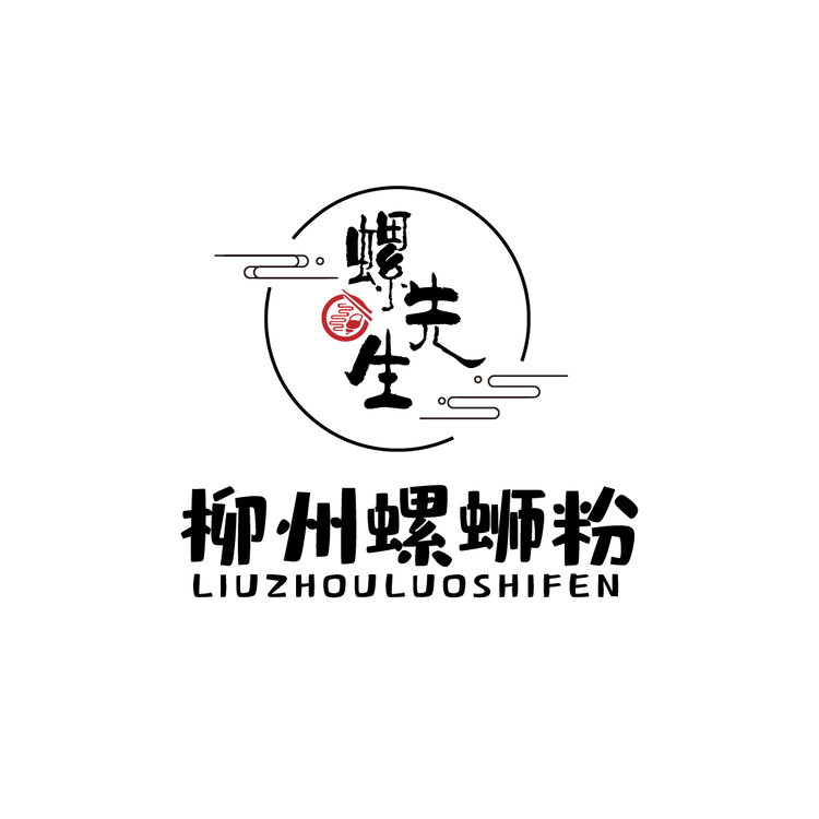 螺先生柳州螺蛳粉logo设计