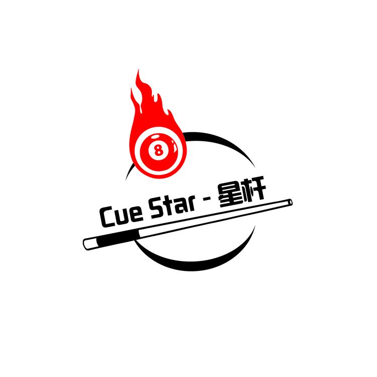 Cue Star - 星杆logo