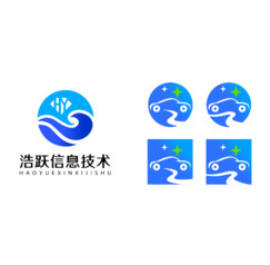 浩悦信息技术、洗车小程序logo