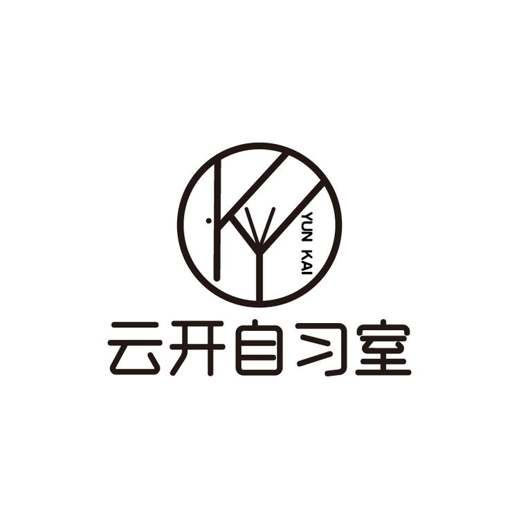 云开自习室logo