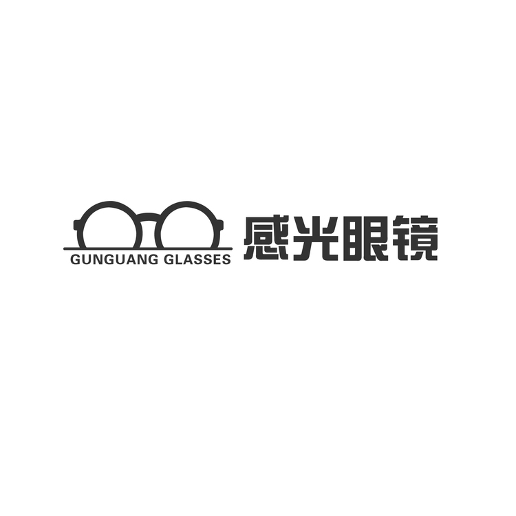 感光眼镜logo