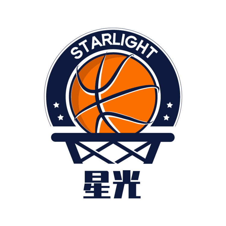 星光篮球logo