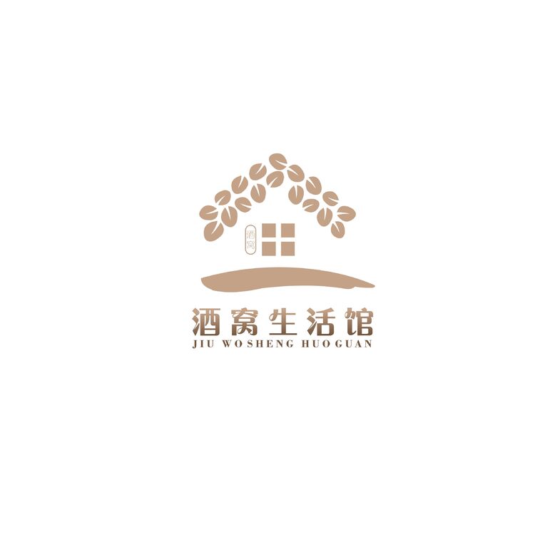 酒窝生活馆logo