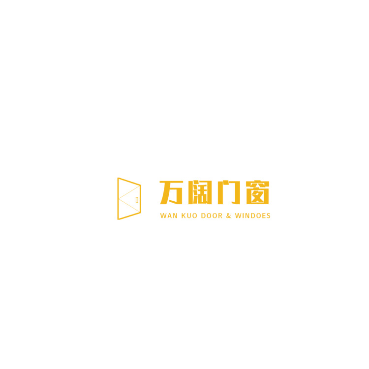 万阔门窗logo