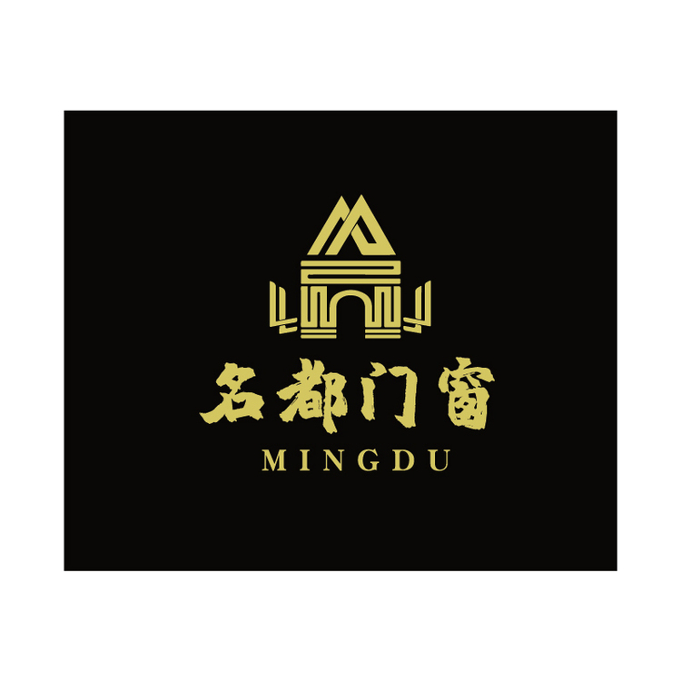 名都门窗logo