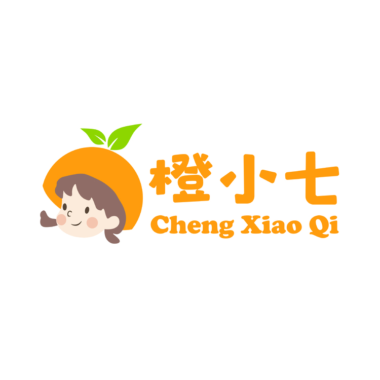 橙小七logo