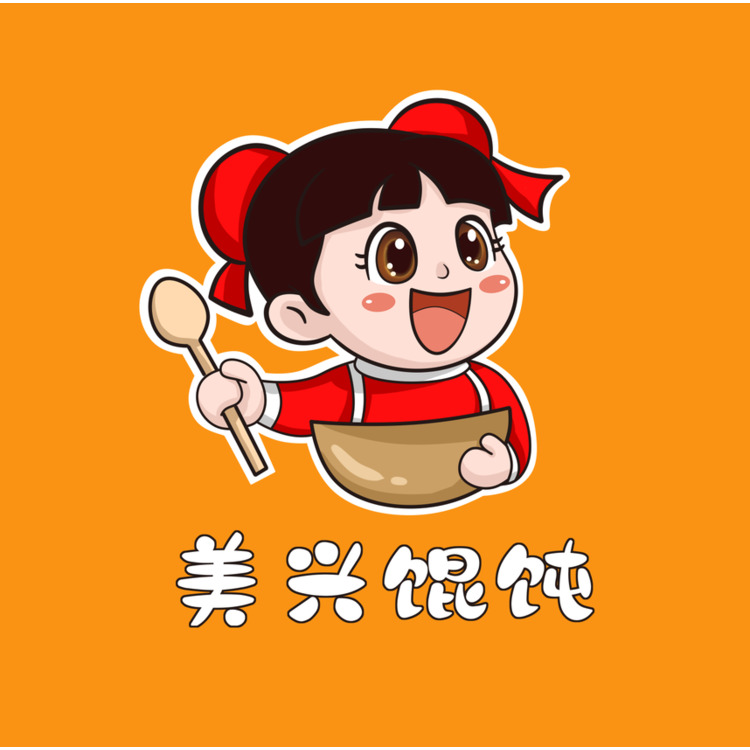 美兴馄饨logo