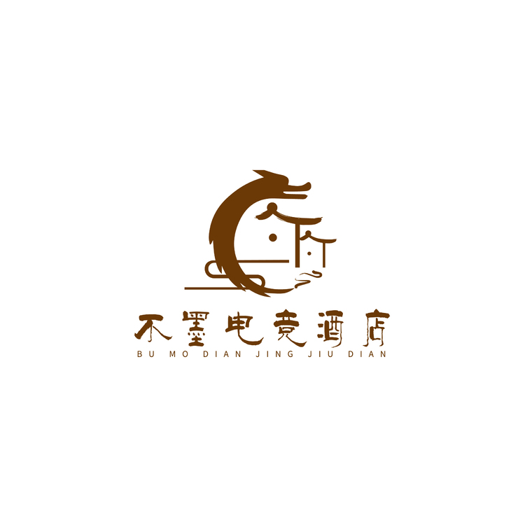 不墨电竞酒店logo