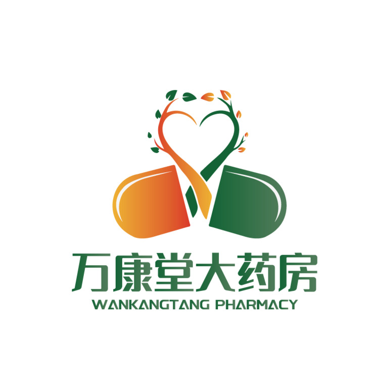 万康堂大药房logo