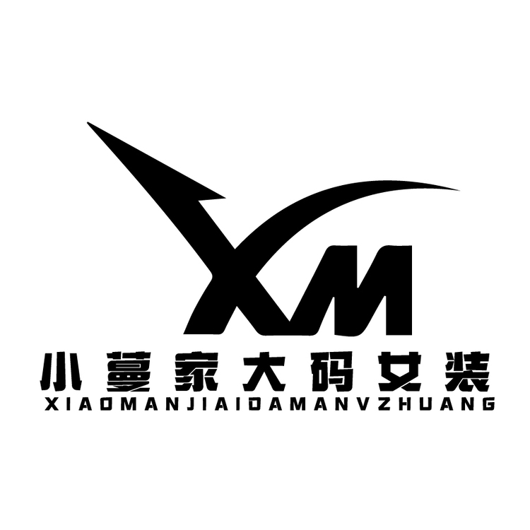 小曼大码女装logo