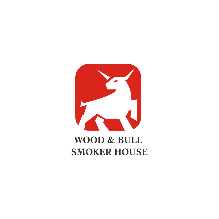 wood &amp; bulllogo