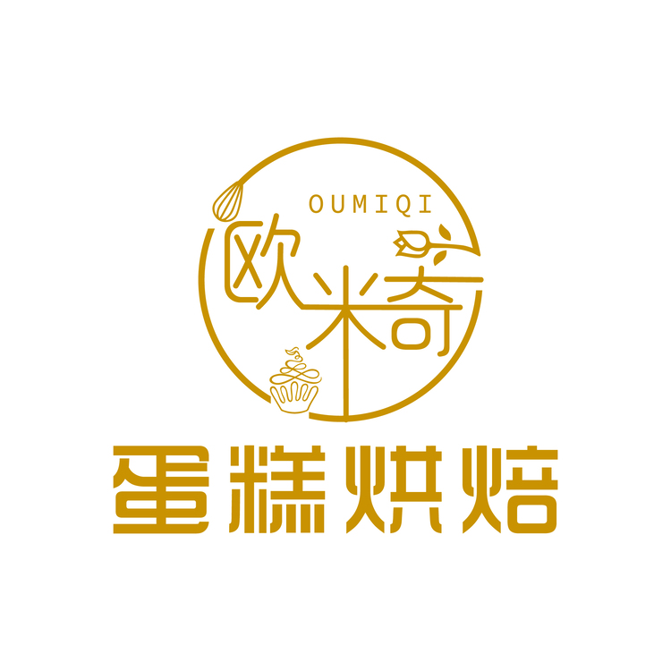 欧米奇烘焙logo