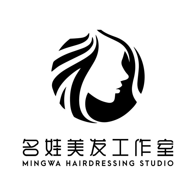 名娃美发工作室logo