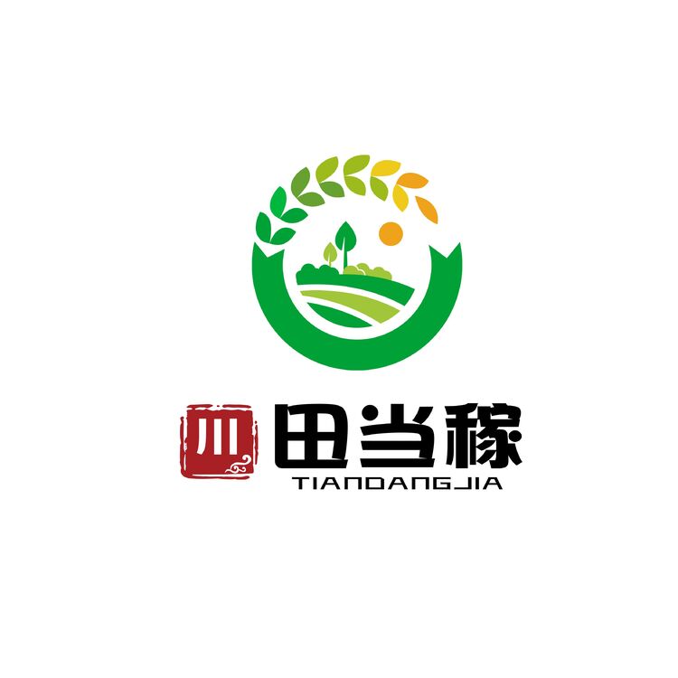 川田当稼logo