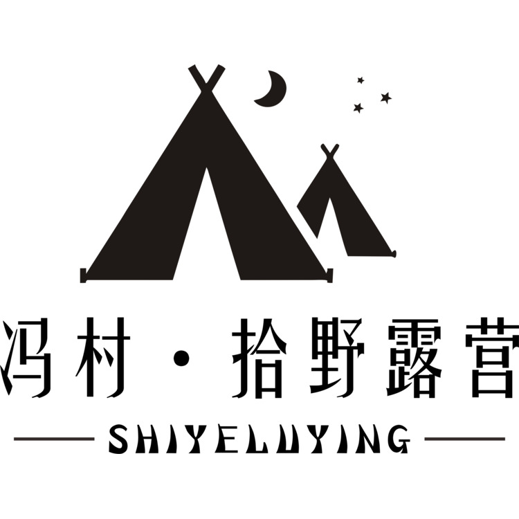 露营logo