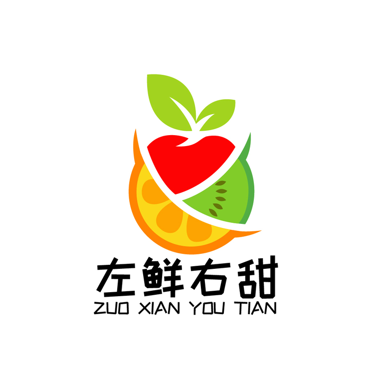 左鲜右甜logo