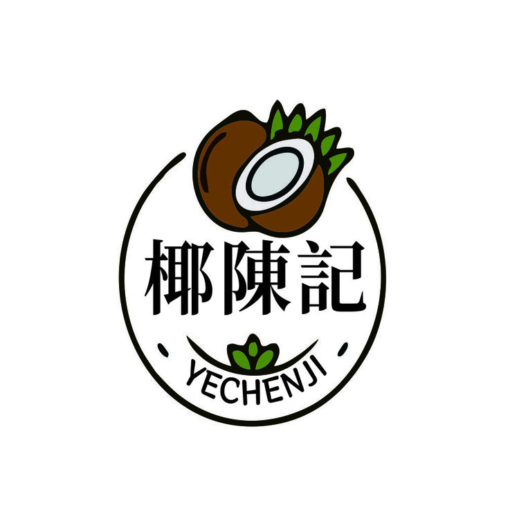 椰陈记logo