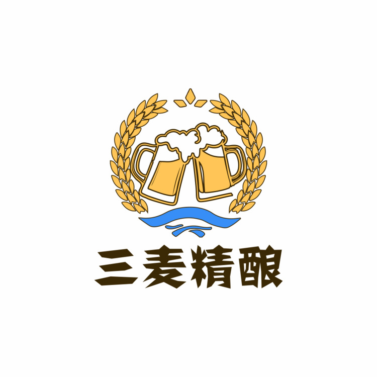 三麦精酿logo