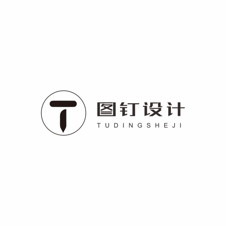 图钉设计logo